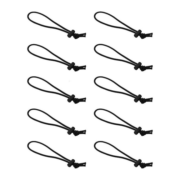 10Pcs Elastic Bungee Strap Hook for Fastens Cord Fastener Rope Hook Strap Set