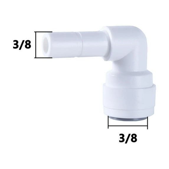 10Pcs Elbow RO Water Fitting 90 Degree Male Female Thread 1/4 3/8 POM Hose Aquarium Quick Fitting Filter Reverse Osmosis Parts