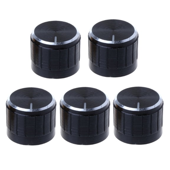10Pcs Electronic Control Potentiometer Knob 6mm Shaft Hole Volumes Control Knob Aluminum Alloy Electric Guitar Knobs