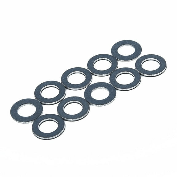 10Pcs Engine Oil Drain Plug Seal Washer Gasket Rings 90430-12031 For Toyota