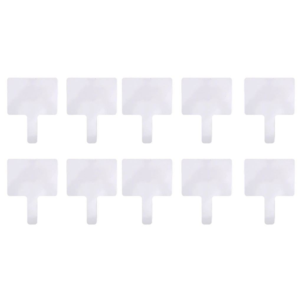10Pcs Answer Paddles Small Handheld Double Side Paper Whiteboards for ...
