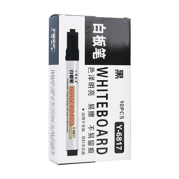 10Pcs Erasable Whiteboard Marker for Whiteboard Calendar Refrigerator Quick Dry Whiteboard Marker Pen 2.0mm Line Width