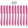 thumbnail image 1 of 10Pcs Exfoliating Dermaplaning Tool Face Razor and Eyebrow Razors Eyebrow Razors Multipurpose For Women Man With Precision Cover,Pink, 1 of 10