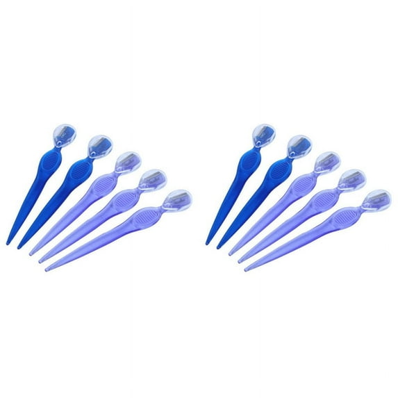 10Pcs Eyebrow Trimmer Safe Hair Shaving Razors Small Size Blade Women Face Care Hair Removal Tools Makeup Shaver Knife