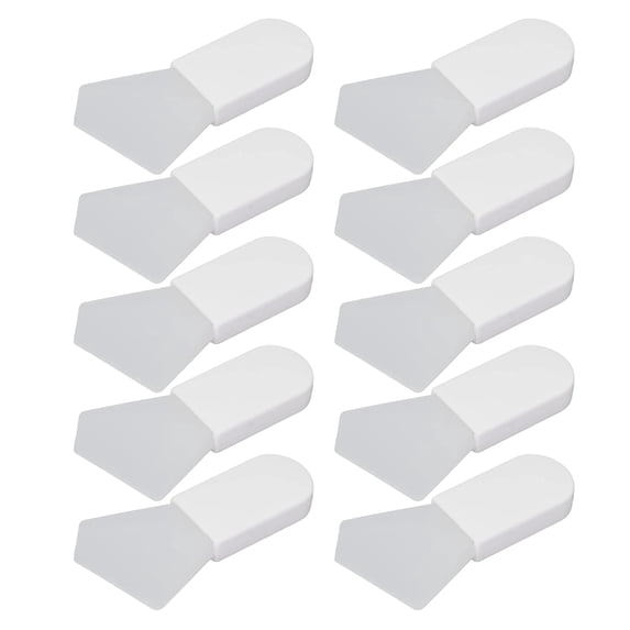 10Pcs Facial Mud Applicator, Irregular Short Handle Face Mask Brush for Mud, Clay, Charcoal Mixed Mask(Polygon)