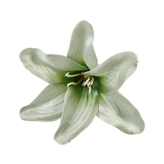 10Pcs Fake Flower Head Vivid Decorative DIY Exquisite Bell Orchid Floral Head Wedding Supplies