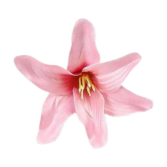 10Pcs Fake Flower Head Vivid Decorative DIY Exquisite Bell Orchid Floral Head Wedding Supplies