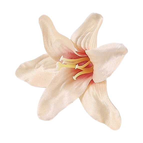 10Pcs Fake Flower Head Vivid Decorative DIY Exquisite Bell Orchid Floral Head Wedding Supplies
