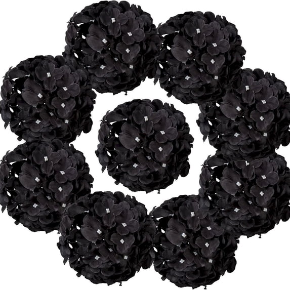 10Pcs Fake Hydrangea, Loetky Realistic Artificial Flowers, for Home Decor Table Centerpieces Wedding Bridal Bouquet Party Decor
