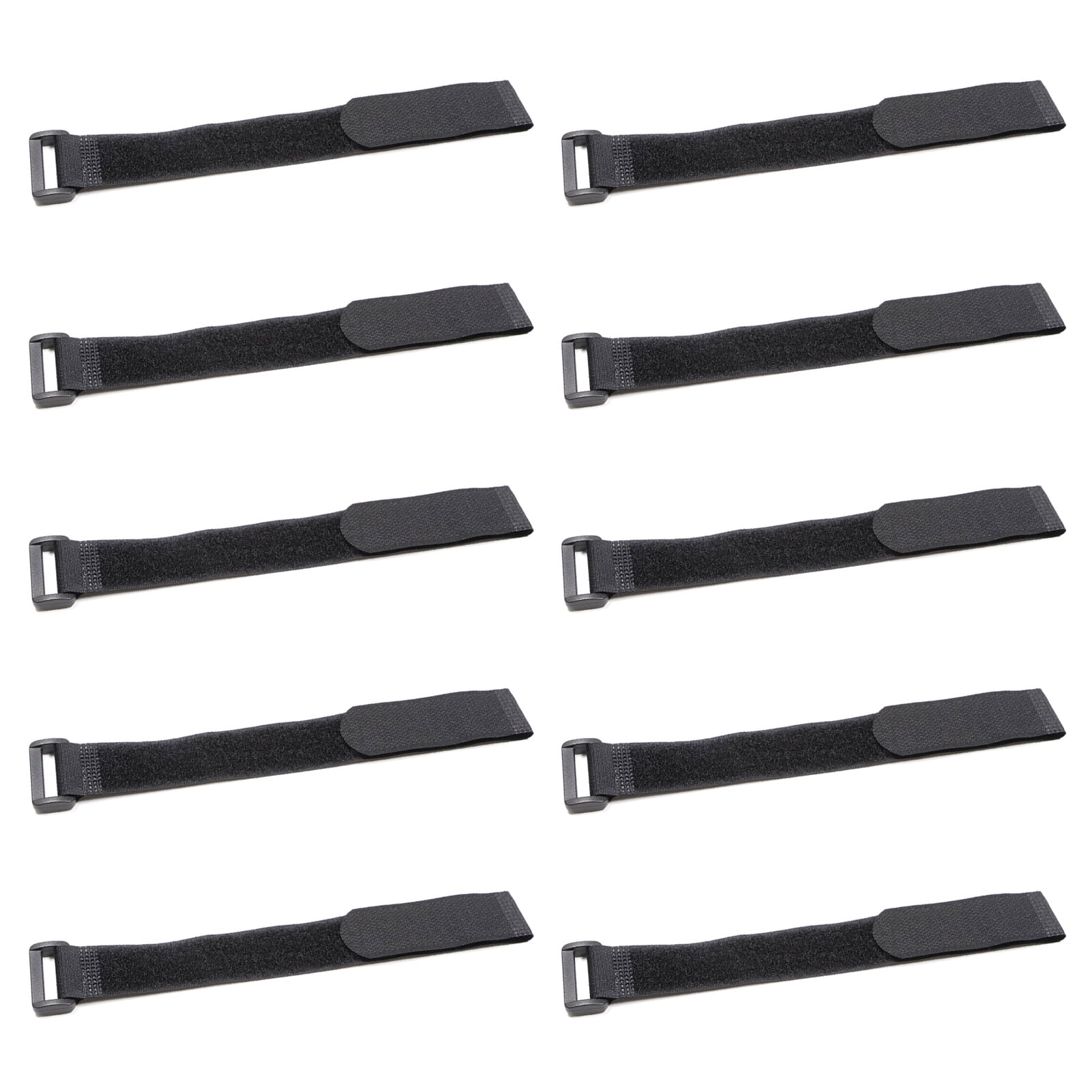 10Pcs Fastening Strap for Computer,D-ring Buckle Organize Nylon ...