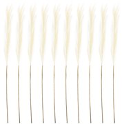 SKISUNO Set of 10 Faux Garden Decorations, Outdoor Plant Stakes, 22.01 x 1.18 x 0.08 inches