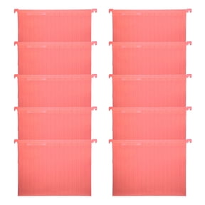 10Pcs Filing Cabinet Folder Letter Size Suspension Files with Tabs, File Storage Bag for File Organization