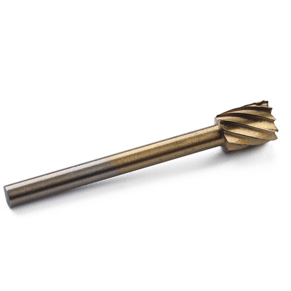 Rotary File Cutter 10Pcs Fine Needle Rotary Files Titanium Drill Bits Gold 10 Pcs/Set Hss ...