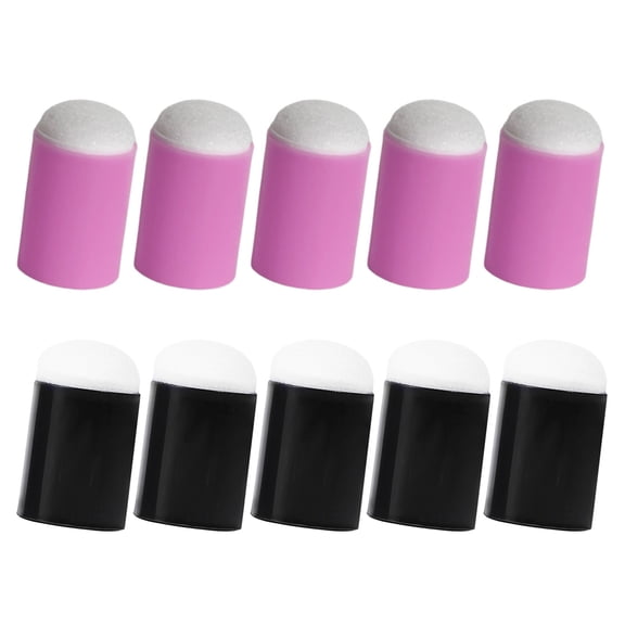 10Pcs Finger Sponge Daubers Finger Painting Sponge Craft Drawing Sponge Dauber for Painting Art Ink Crafts Card Making