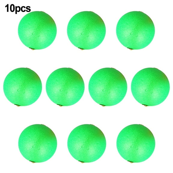 10Pcs Fishing Float Bobbers Drift Ball Foam Strike Indicator Fishing Float Buoyancy Fishing Accessories Eva+Metal