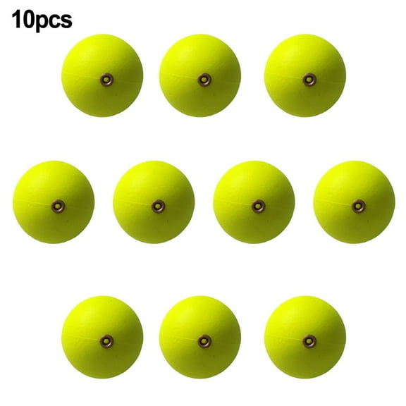 10Pcs Fishing Float Bobbers Drift Ball Foam Strike Indicator Fishing Float Buoyancy Fishing Accessories Eva+Metal