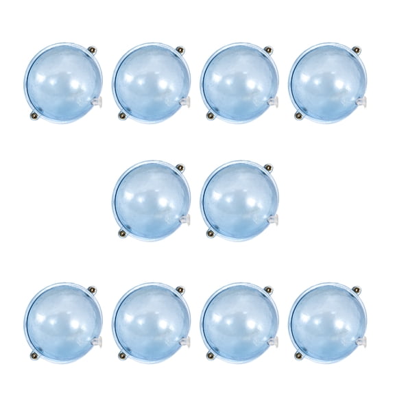 10Pcs Fishing Float Clear Round Balls Hollow Bubble Surfaces Floats Water Bubble Floats Tackle Easy to Use