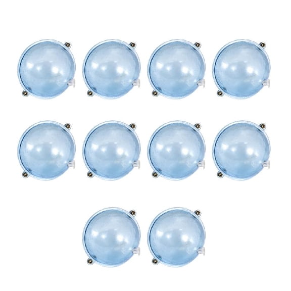 10Pcs Fishing Float Replacement Balls Bubble Floats Clear Beads Hollow Bubble Float Fishing Accessories