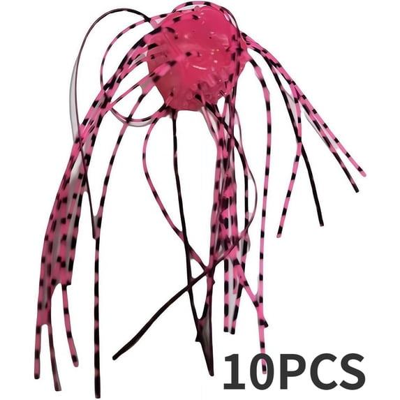10Pcs Fishing Lure Kit,Dice Shaped Soft Fishing Bait,PVC Fishing Lure Slow Sinking Flexible Bass Lures,for Catfish Bass and Salmon