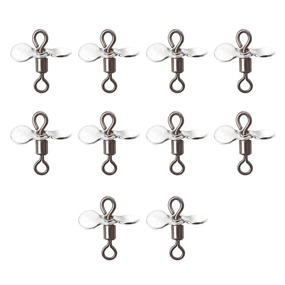 10Pcs Fishing Lures Plug Casting Fly Propeller Spinnerbait Props Fishing Lures Hook Baits Fishing Accessory