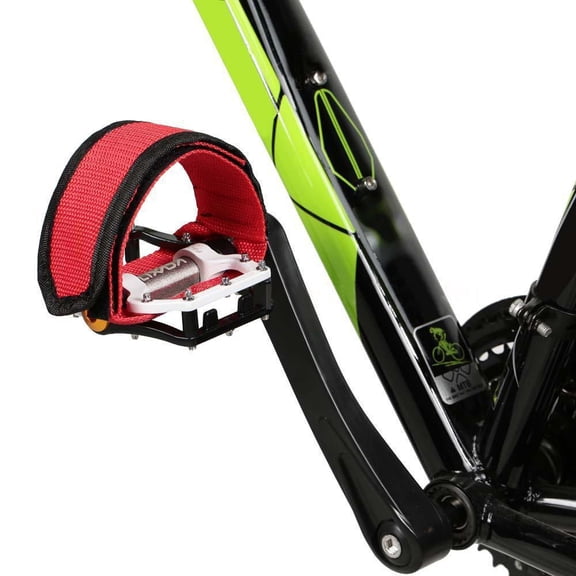 10Pcs Fixie Toe Straps, Fufafayo Fixie BMX Bike Pedal Toe Clip Straps, Fixed Gear Bicycle Adhesive Foot Retention Straps, Secure Toe Clips for Fixed Gear Bike BMX Track Bike, Cycling Safety Gear for