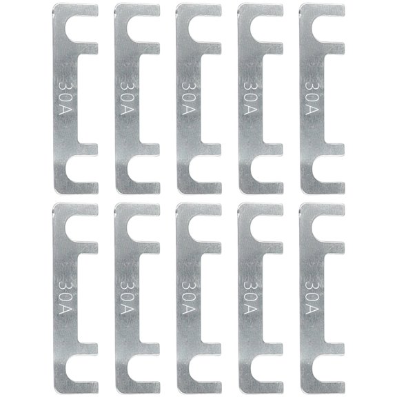 10Pcs Flat Fuses Strips Alloy Car Circuit Protections Fuses With Quick Installation For Multiple Vehicle Models