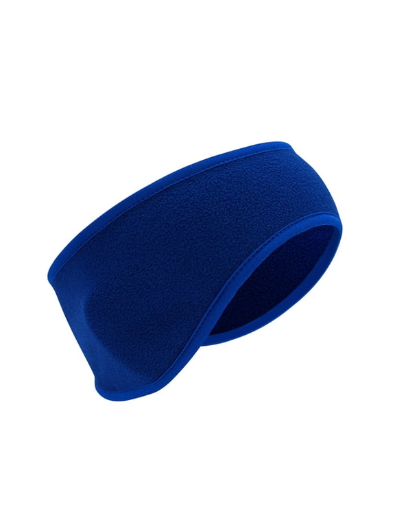 10Pcs Fleece Headband Ear Warmers! Werulen Winter Fleece Earband Headband, Stretchy Ponytail Ear Warmers for Women Men, Thermal Head Wrap for Running Cycling Hiking, Cold Weather Sports Headband,