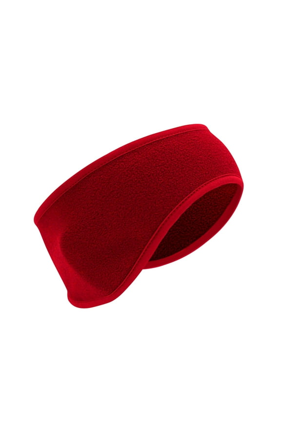 10Pcs Fleece Headband Ear Warmers! Werulen Winter Fleece Earband Headband, Stretchy Ponytail Ear Warmers for Women Men, Thermal Head Wrap for Running Cycling Hiking, Cold Weather Sports Headband,