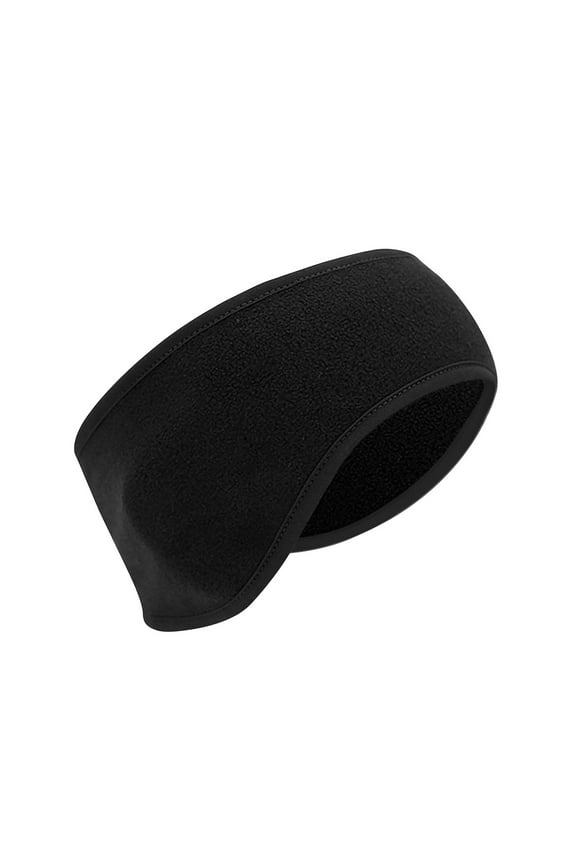 10Pcs Fleece Headband Ear Warmers! Werulen Winter Fleece Earband Headband, Stretchy Ponytail Ear Warmers for Women Men, Thermal Head Wrap for Running Cycling Hiking, Cold Weather Sports Headband,