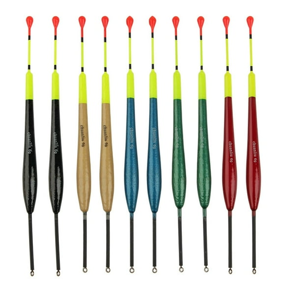 10Pcs Float Bobber Fishing Line Stoppers Fishing Supplies Bal Fir 6G Raft Buoy