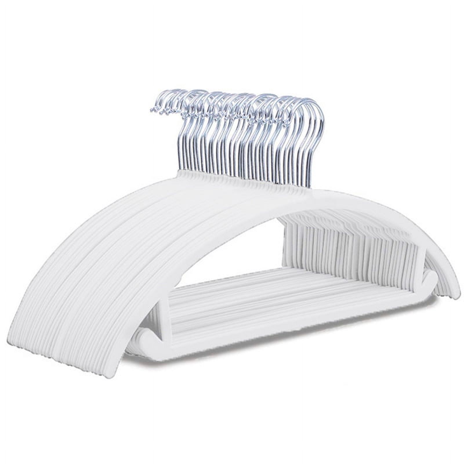 Flocking Rack 10Pcs Flocking Hanger Non-Slip Seamless Drying Racks 360 Degree ...