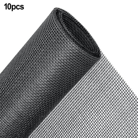 10Pcs Flower Pot Drainage Mesh Pad 45X1.5Mm Round Bottom Grid Mat For Plants Bonsai Outdoor Garden Pots Black White Gray Black 20X30Cm