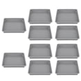 thumbnail image 1 of unbranded  10 Pcs Small Terracotta Saucer Mini Saucers Square Tray Plant Pot Base, 1 of 8