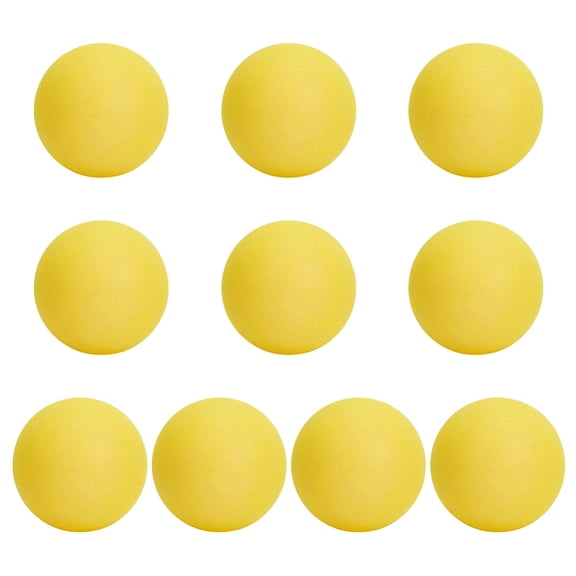 10Pcs Foam Tennis Balls 2.8 Inch Yellow Soft Foam Tennis Balls Soft Lightweight Ball High-Density Practice Ball Pet Chewable Sphere