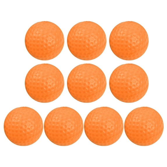10Pcs Foams Golf Ball PU Practice Golf Ball Limited Flight Practice Golf Ball