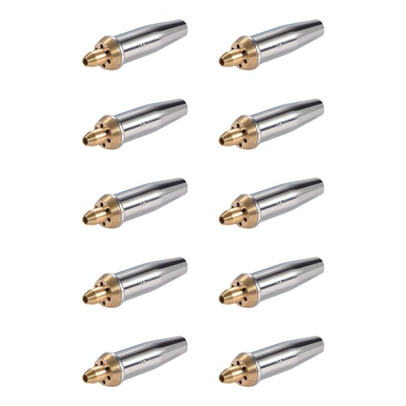 10Pcs G07-30/100 Gas Welding Nozzle for Gas Welding Torch Brass Nozzle Welding