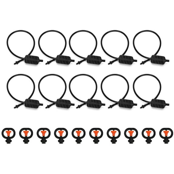 10Pcs Garden Micro Irrigation System Hanging Drip Atomizing Nozzle Sprayer Water Sprinkler