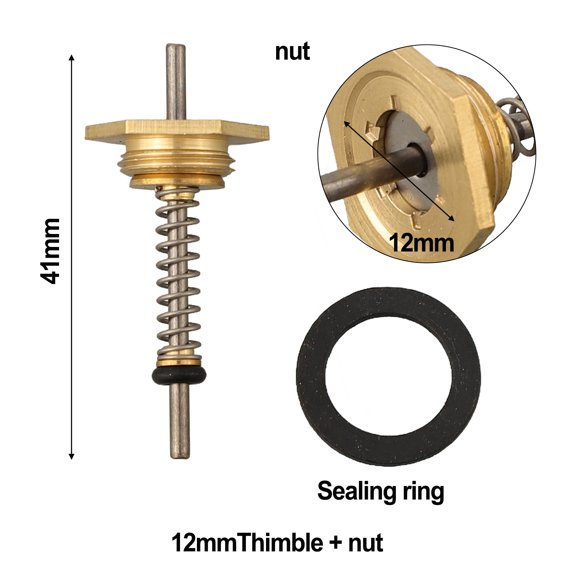 10Pcs Gas Boiler Water Connection Valve Thimble 10/12Mm Water Heater Valve