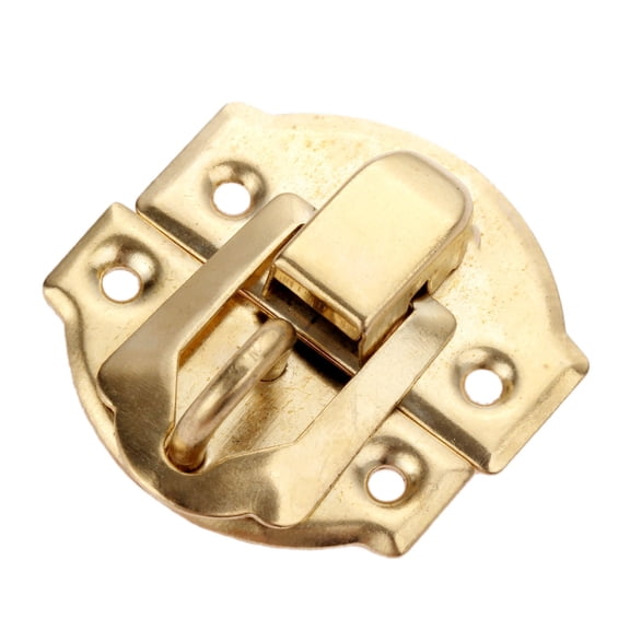 10Pcs Gold Box Latches Hasps Lock Catch Latches for Jewelry Chest Box Suitcase Buckle Clip Clasp Vintage Hardware 27*29mm