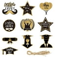thumbnail image 1 of 10Pcs Gold Graduation Ornaments for Small Tree Decorations,Graduation Party Hanging Pendant 2026 Grad Paper Ornaments for Tree Shelf Home Classroom Decor Party Favors Supplies, 1 of 8