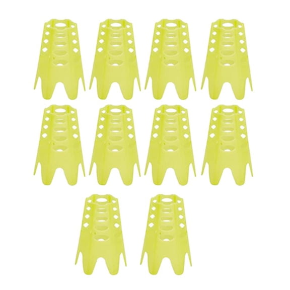 10Pcs Golf Mat Tees,Golf Simulator Tees,Practice Golf Tees for Driving Range,Home Golf Tees for Golf Training,Yellow L