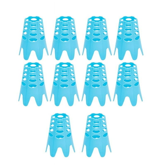 10Pcs Golf Mat Tees,Golf Simulator Tees,Practice for Driving Range,Home for Golf Training,Blue L