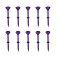 thumbnail image 1 of 10Pcs Golf Tees Plastic Non Limiting Nails Holders, Low Resistance Golf Accessories Durable Pe Plastic Tees for Stable Shooting and Portable Golf Course Use Blue Green White, 1 of 6
