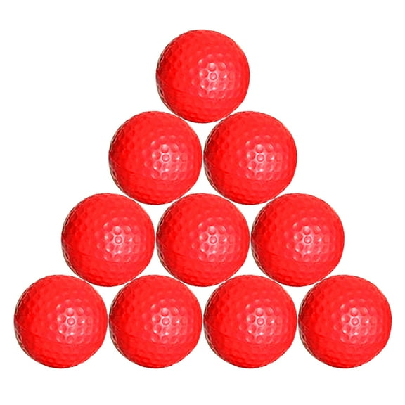 10Pcs Golfer Foam Golf Soft Indoor Practice Balls Swing Exercise Training Tools