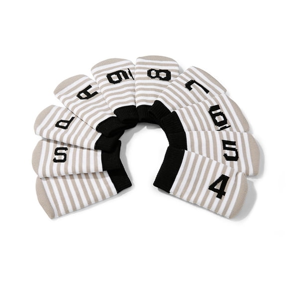 10Pcs Golfing Putter Head Covers for Professional Golfing Club Putter Headcover Knitted Golfing Putter Head Covers