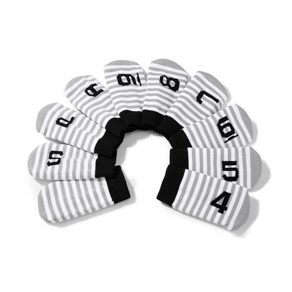 10Pcs Golfing Putter Head Covers for Professional Golfing Club Putter Headcover Knitted Golfing Putter Head Covers