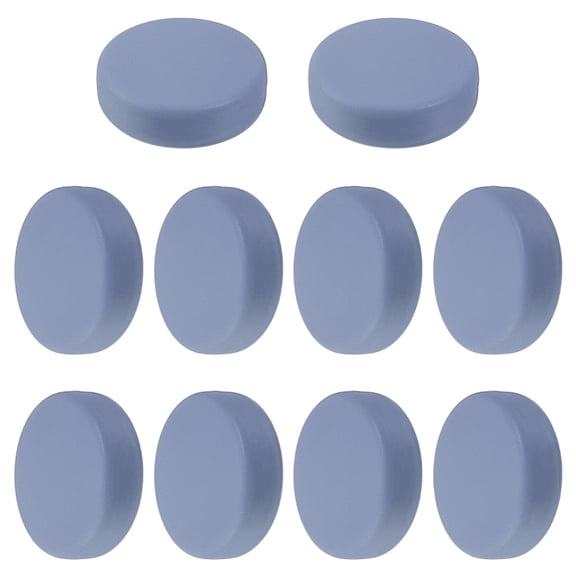10Pcs Gray Button Covers