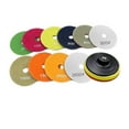 thumbnail image 1 of 10Pcs Grinding Discs with Backer Pad,Diamond Polishing Pads, Granite Stone Polish Pad for Stone Grinder Marble Concrete 4inch, 1 of 7