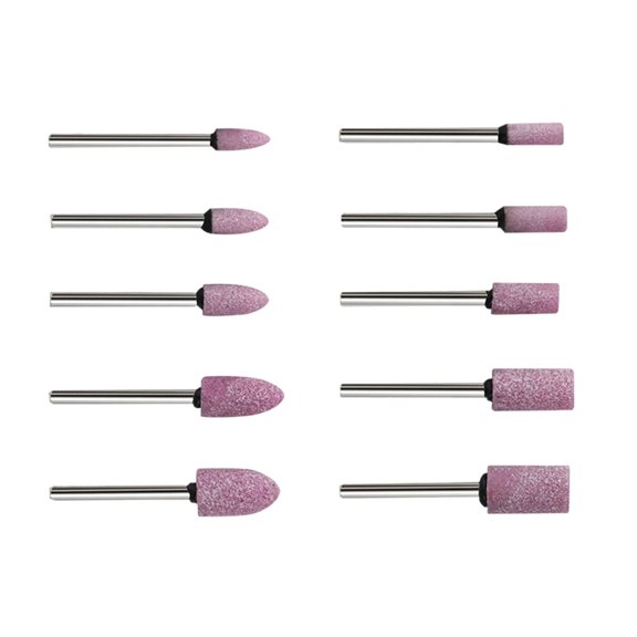 10Pcs Grinding Head Sanding Bit for Jades Marble Carving Polishing Tool