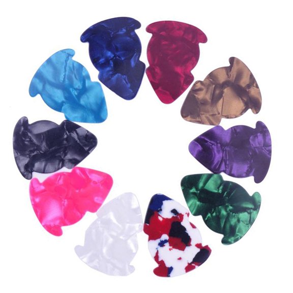 10Pcs Guitar Bass Pick Ukulele Plectrums Frogs Shape Acoustic Guitar Pick Electric Guitar Thumb Pick Easy to Use